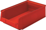 Sichtlagerkasten Gr. 2H,BxTxH 310x500x145 mm,rot - SILAFIX Material PP