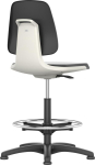 Bimos Arbeitsstuhl,Labsit 3, Skintec weiß,Sitzhöhe 520-770 mm