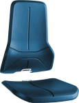 Polsterelement,Skintec blau,für Arbeitsstuhl Neon
