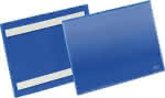 Etikettentasche,B210xH148 mm A5 quer,blau, selbstklebend - VE 50 Stück