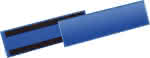 Etikettentasche,magnetisch 1/3 A4 quer,blau, magnetisch