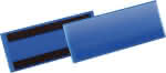 Etikettentasche,magnetisch 1/2 A5 quer,blau, magnetisch