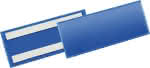 Etikettentasche,B210xH74 mm,blau, selbstklebend - VE 50 Stück