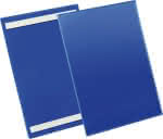 Etikettentasche,B210xH297 mm A4 hoch,blau, selbstklebend - VE 50 Stück