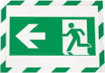 Magnetrahmen SECURITY A4,DURAFRAME grün/weiß