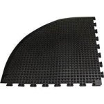 Arbeitsplatzmatte,YOGA DOME Basic schwarz,B90xT90 cm