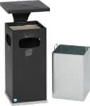 Kombi-Ascher grau 3fach,38l incl. Inneneimer,VAR