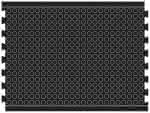 Arbeitsplatzmatte,YOGA Dome Basic schwarz,B90xT120 cm - Mittelstück