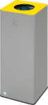 WSG Quadro 79,,silber besch., Aufsatz,gestanzt, gelb (1023) - besch.