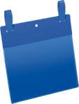 Dokumententasche,B210xH148 mm A5 quer,blau mit Lasche - VE 50 Stück