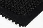 Arbeitsplatzmatte,YOGA SOLID Oil schwarz,B90xT90 cm