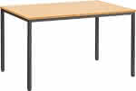 Mehrzwecktisch 1600,800x720 schwarz 19mm
