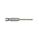 Milwaukee Accessories,2,5 x 62 mm,SHOCKWAVE Metallbohrer HSS-G RED HEX Titan 1/4" 1