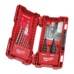 Milwaukee Accessories,10-teiliges Set,Stufenbohrer- und Metallbohrerset