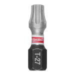 Milwaukee Accessories,TX27 / 25 mm,Schrauberbit SHOCKWAVE