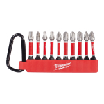 Milwaukee Accessories,10-teilig PZ/TX,SHOCKWAVE Carabiner-Set 3