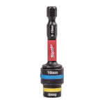 Milwaukee Accessories,8,0 - 10,0 x 65 mm, M5 - M6 magnetisch,SHOCKWAVE Dual-Size Steckschlüssel 1/4"