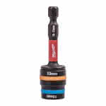 Milwaukee Accessories,10,0 - 13,0 x 65 mm, M6 - M8 magnetisch,SHOCKWAVE Dual-Size Steckschlüssel 1/4"