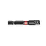 Milwaukee Accessories,1/4" Sechskant auf 1/4" Vierkant,Steckschlüsseleinsatz SHOCKWAVE 50 mm