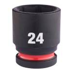Milwaukee Accessories,24 x 40 mm,SHOCKWAVE Schlagnuss 1/2" kurz