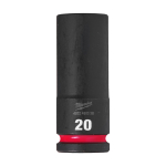Milwaukee Accessories,20 x 78 mm,SHOCKWAVE Schlagnuss 1/2" lang