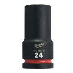 Milwaukee Accessories,24 x 90 mm,SHOCKWAVE Schlagnuss 3/4" lang