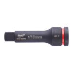 Milwaukee Accessories,175 mm,SHOCKWAVE Verlängerung für Schlagnüsse 1"