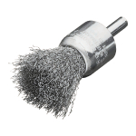 Milwaukee Accessories,22 x 25 x 68 x 0,3 mm, 6 mm Schaft,Pinselbürste für Geradschleifer, gewellt, Stahl