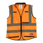 Milwaukee PSA,Größe L/XL,Premium Warnschutzweste orange