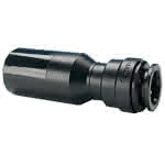 Aircraft 18/15 mm Einsteck-Reduzier-Verbinder,(POM)