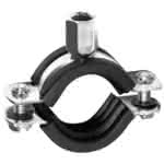 Aircraft 22 mm Schraubklemme M8 mit,Gummi-Innenband