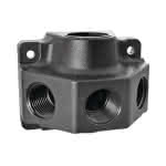 Aircraft P 3/4" + 3 x 1/2" Luftverteilerdose