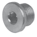 Aircraft Temperguss verzinkt, max. 25bar,Verschlußschraube R 1,1/2"AG