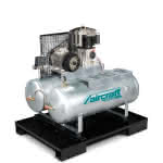 Aircraft AIRPROFI DUO 703/2x100/10 Stationärer,Kolbenkompressor mit 2x 100,Liter-Druckluftbehältern