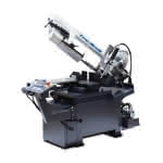 Metallkraft BMBS 260 x 280 HA-DG,Halbautomatische Schwenkrahmen-Metallbandsäge