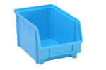 HÜNERSDORFF Sichtbox PS,Gr. 3 L232xB148xH126mm,blau