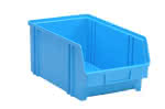HÜNERSDORFF Sichtbox PS,Gr. 4 L336xB205xH154mm,blau