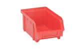 HÜNERSDORFF Sichtbox PS,Gr. 2 L165xB102xH75mm rot