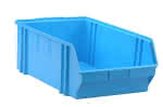 HÜNERSDORFF Sichtbox PS,Gr. 5 L485xB310xH183mm,blau