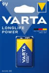 VARTA Batterie LONGLIFE,Power E-Block 9V 1er,Blister