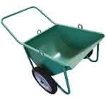 Vierkufenkipper 140 ltr,RAL 6000 / patinagrün