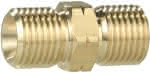 Messing Doppelnippel,3/8" Rechts x 3/8" Rechts / Länge : 37 mm