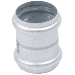 Edelst. Abflussrohr Schiebemuffe