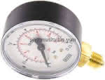 Manometer RF 63 / 0-2,5 bar / Abgang unten