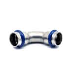 Edelst. Press-Bogen 1.4404 V-Kontur I/I | 90 Grad