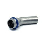 Edelst. Press-Bogen 1.4404 V-Kontur I/A | 45 Grad