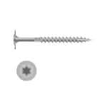 blau-verz. Spanplattenschr. Tellerkopf / E-Jet-X • Teilgewinde / Torx • m. Zulassung