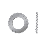 Edelst. Fächerscheibe DIN6798-A / 1.4310