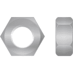 Edelst. 6-kt-Mutter DIN934 (ISO4032) / A4