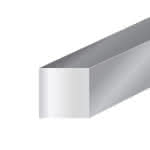Edelstahl Vierkantstahl Wst. 1.4301 / Blk. Gez. EN10277/78